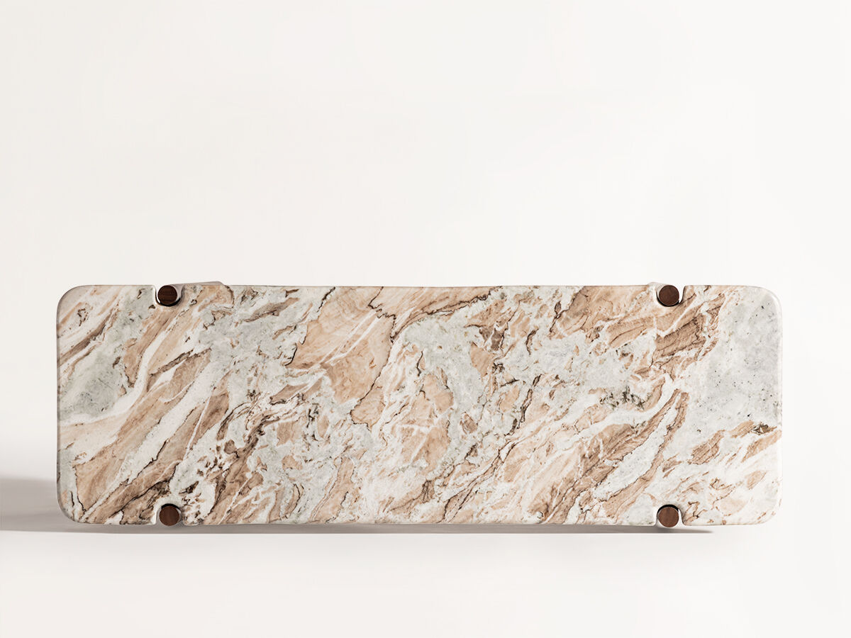 Moss Wood Console/Desk Detail 5 - Altar'd State