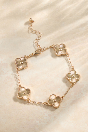 Double Sided Clover Bracelet - Altar'd State - 