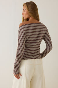 Declan Striped Long Sleeve Detail 5 - Altar'd State
