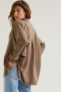 Foster Striped Button Down Detail 4 - Altar'd State
