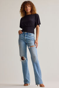 Mina Boatneck Fitted Top - Altar'd State