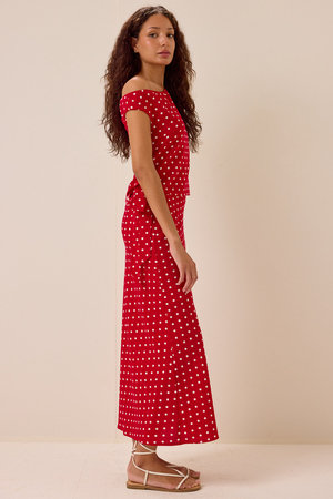 Jaycee Asymmetrical Dot Top - Altar'd State - 
