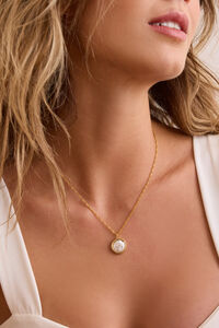 Freshwater Pearl Charm Necklace - Altar'd State