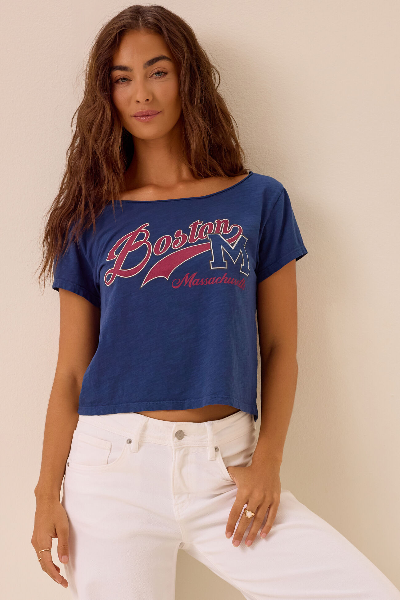 Boston Off Shoulder Tee