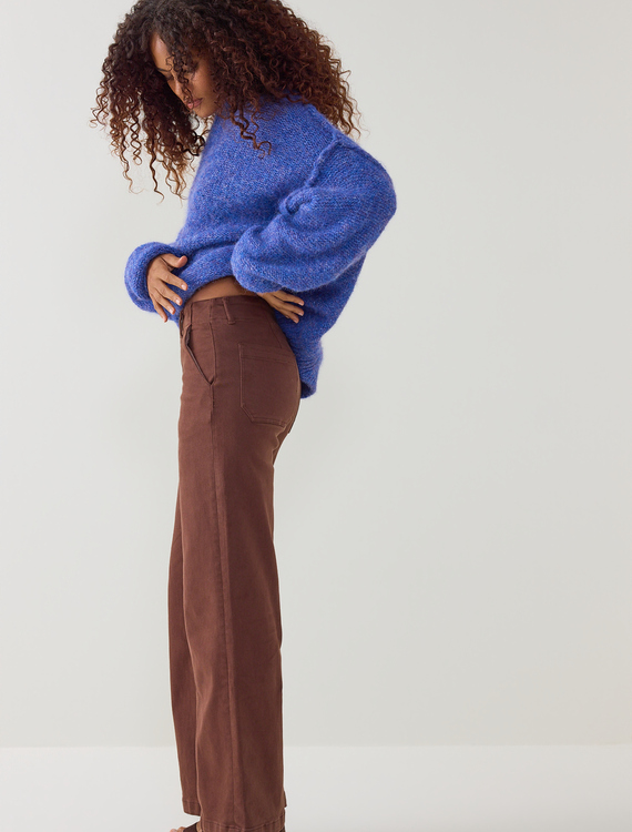 Jessie Double Button Trouser Jean Detail 5 - Altar'd State