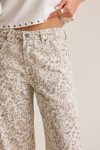 Shayleigh Leopard Barrel Pant Detail 2 - Altar'd State