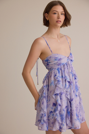 Whitley Floral Mini Dress - Altar'd State - 