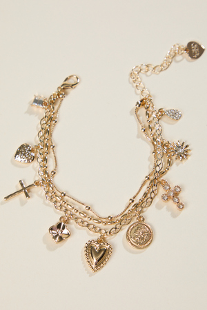 Bubble Charm Dangle Bracelet Set - Altar'd State - 
