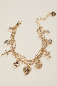 Bubble Charm Dangle Bracelet Set - Altar'd State