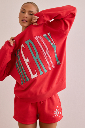 Merry Embroidered Pullover - Altar'd State - 