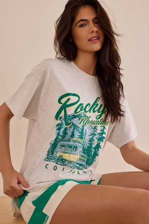 Rocky Mountain Oversize Tee - Altar'd State - 