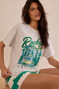 Rocky Mountain Oversize Tee Detail 4 - Altar'd State