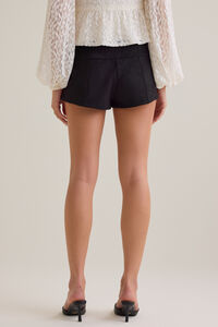 Cindy Low-Rise Suede Shorts Detail 6 - Altar'd State
