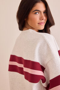 Power Stripe Fleece Pullover Detail 5 - Altar'd State