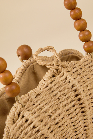 Shell Beaded Woven Purse - Altar'd State - 