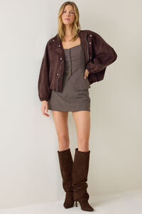 Blake Button Front Vest Top Detail 2 - Altar'd State