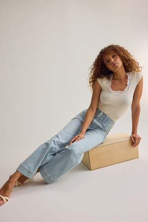 Brandie Wide Leg Jean - Altar'd State - 