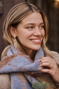 Sky Blue Wrap Scarf - Altar'd State