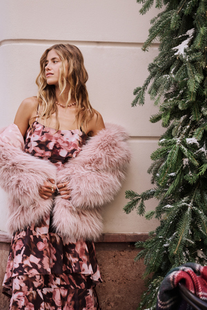 Tierra Faux Fur Jacket - Altar'd State - 
