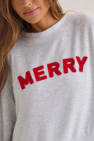 Merry Mock Neck Pullover - Altar'd State - 