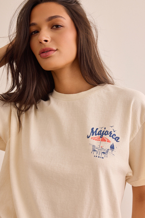 Majorca Oversized Graphic Tee - Altar'd State