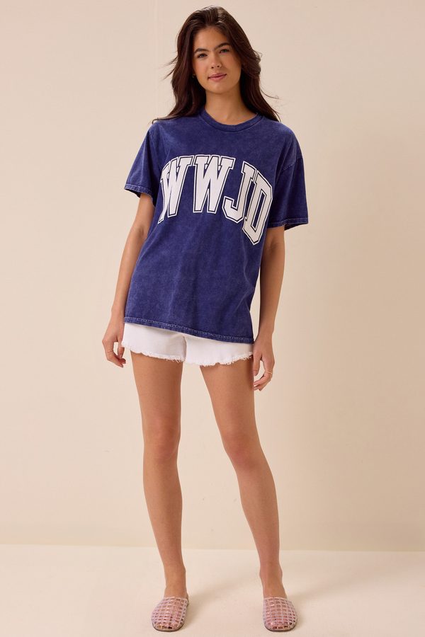 WWJD Graphic Tee Detail 2 - Altar'd State