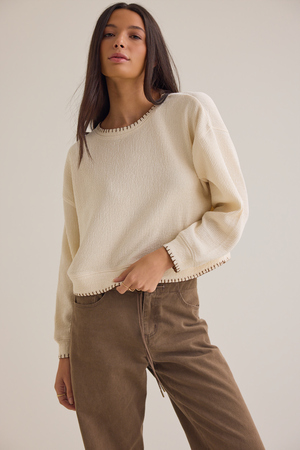 Reanna Ribbed Knit Top - Altar'd State - 