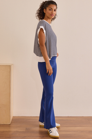 In Motion Striped Circle Back Tee - Altar'd State - 