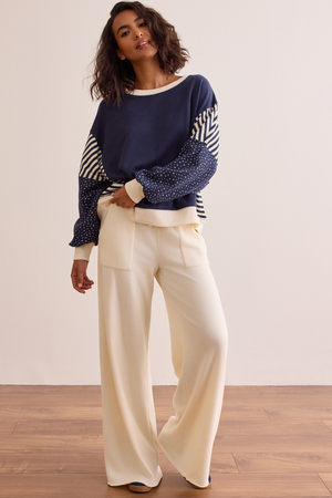 Contrast Patchwork Long Sleeve - Altar'd State - 