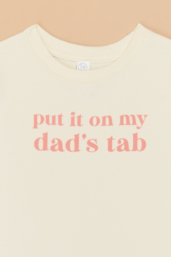 Put it on Dads Tab Tee Shirt Detail 2 - Altar'd State