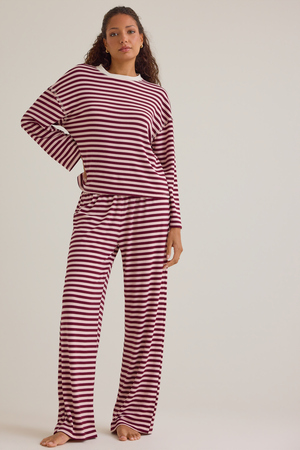 Cate Striped Crewneck Top - Altar'd State