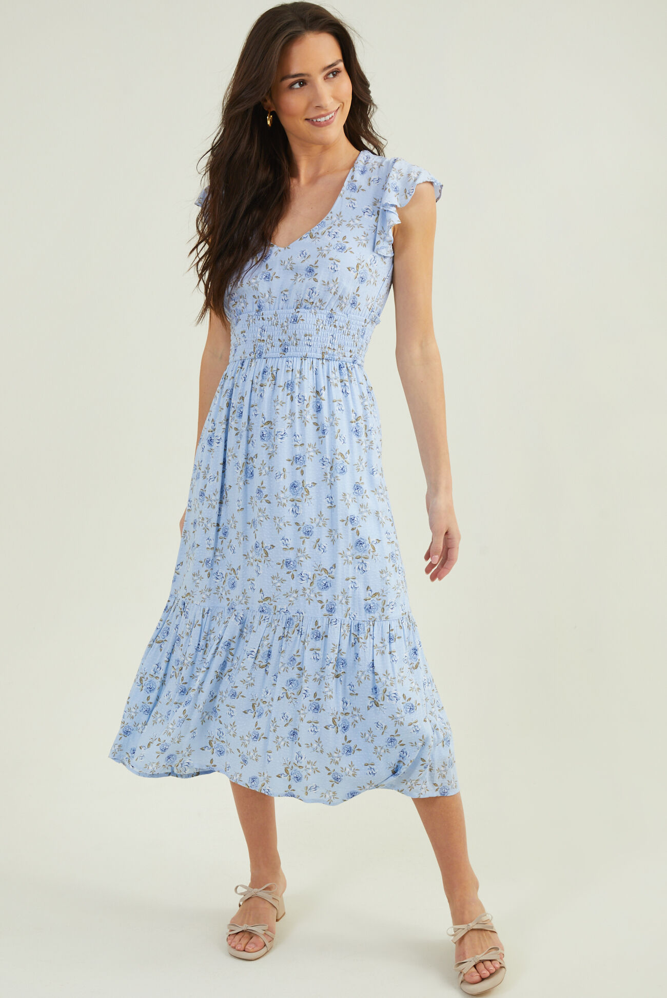 lila midi dress The Lila Midi LARGE / BROWN