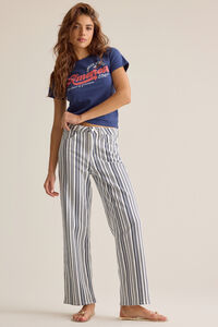Carrie Stripe Straight Leg Pant - Altar'd State