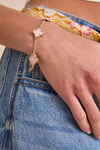 Clover Double Sided Pink Bracelet - Altar'd State