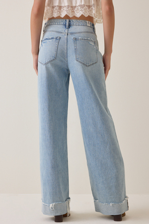 Hart High Rise Roll Cuff Jeans - Altar'd State - 
