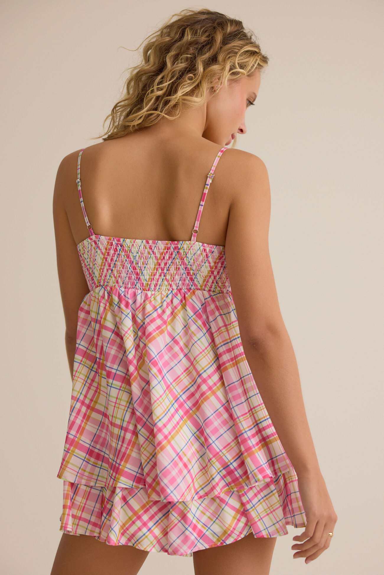 Juniper Plaid Romper