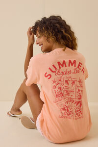 Summer Bucket List Oversized Tee - Altar'd State