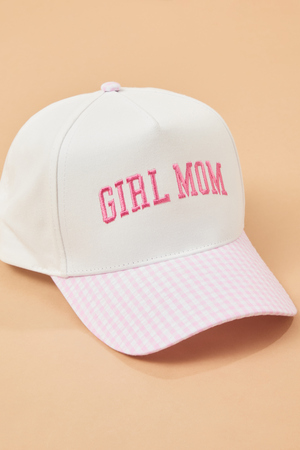 Gingham Girl Mom Hat - Altar'd State