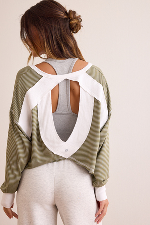 On The Move Stripe Long Sleeve - Altar'd State - 