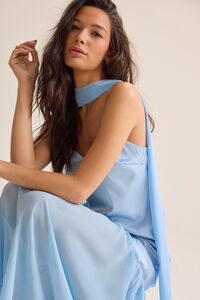 Alessa Scarf Maxi Dress Detail 6 - Altar'd State