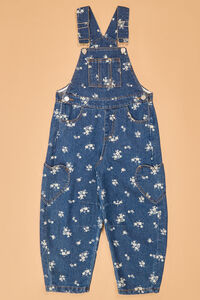 Layla Floral Barrel Jean Overall Detail 2 - Altar'd State