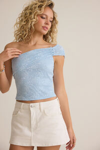 Amoura Lace One Shoulder Tank - Altar'd State