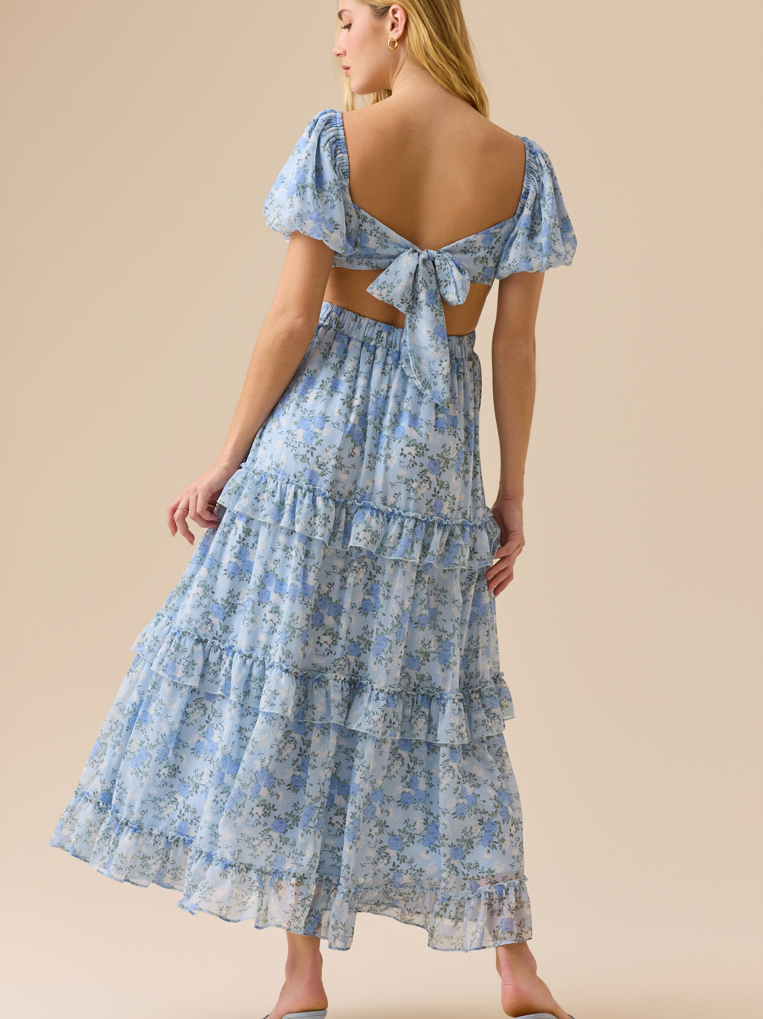 Rowenna Floral Maxi Dress in Blue | Altar'd State