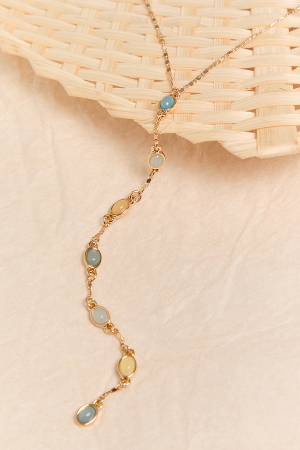 Ocean Mist Ombr&eacute; Necklace Detail 3 - Altar'd State
