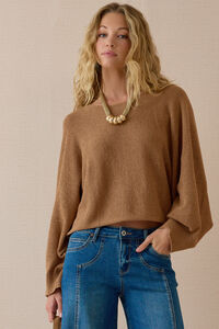 Marlo Dolman Sleeve Pullover Sweater Detail 2 - Altar'd State