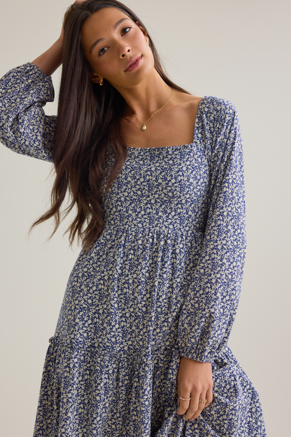 Livy Floral Mama Dress Detail 5 - Altar'd State