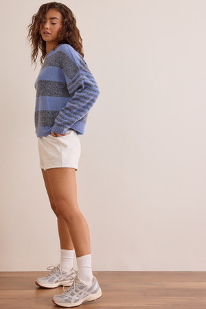 End Zone Striped Sweater - Altar'd State - 