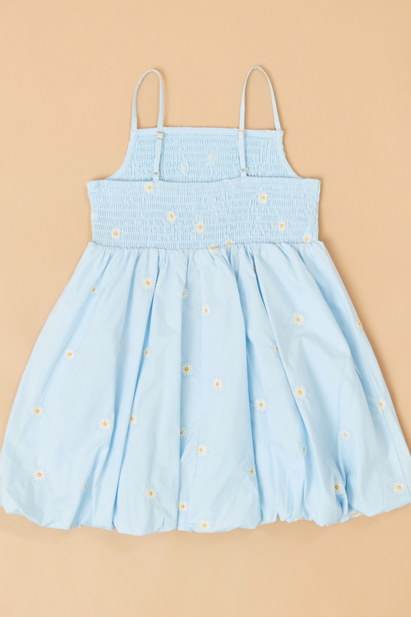 Daisy Dreams Smocked Embroidered Dress Detail 5 - Altar'd State
