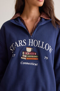 Reading In Stars Hollow Pullover Detail 3 - Altar'd State