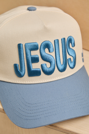 Jesus Striped Trucker Hat - Altar'd State